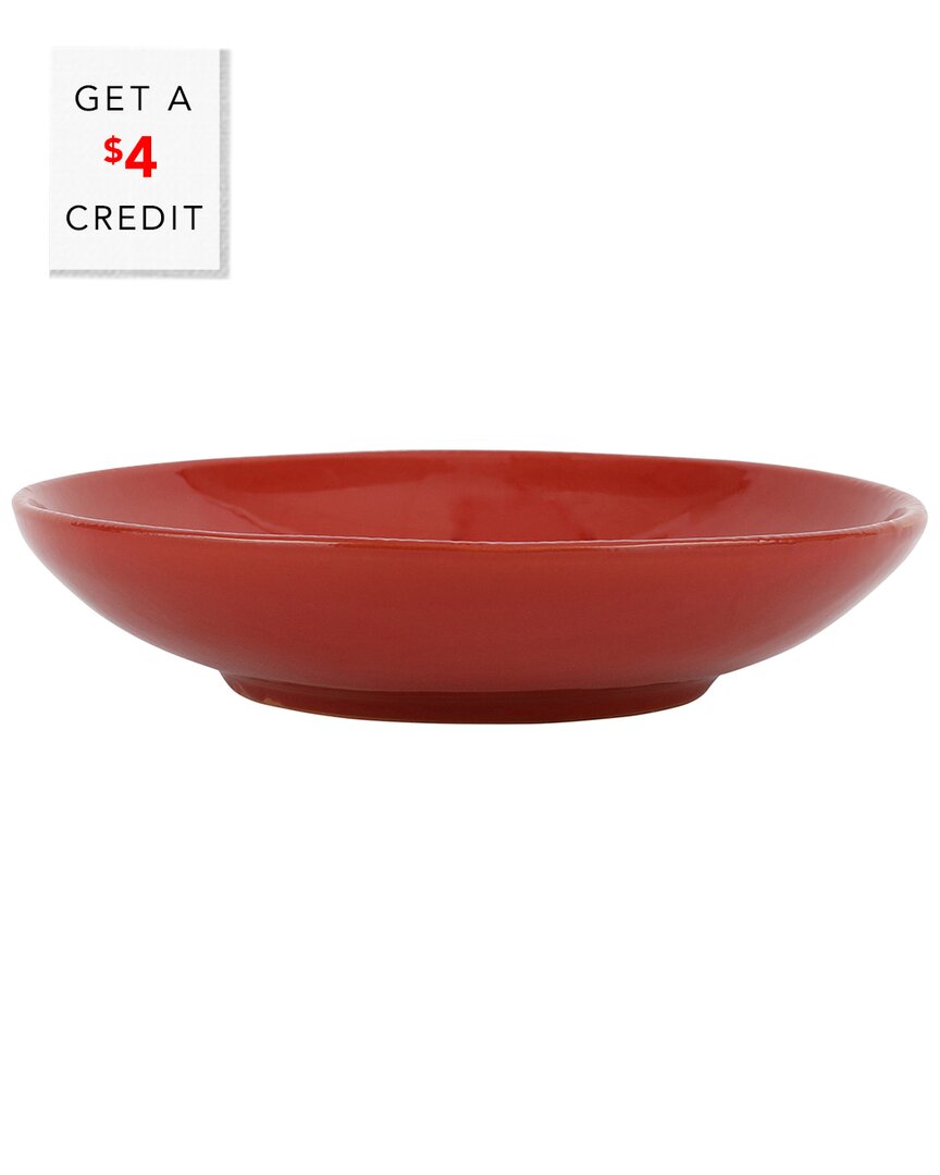 Shop Vietri Cucina Fresca Pasta Bowl With $4 Credit In Red