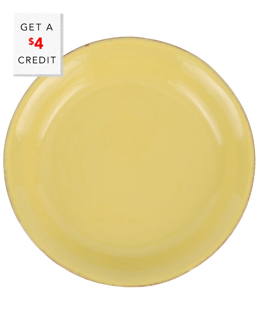Vietri Cucina Fresca Salad Plate With $4 Credit In Yellow