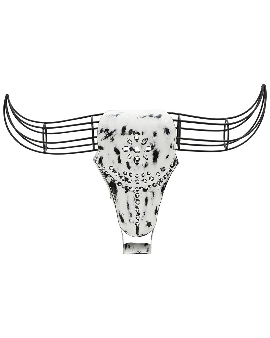Sagebrook Home Buffalo Wall Accent In Black