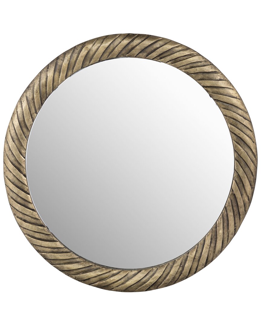 Sagebrook Home Hurricane Wall Mirror In Bronze