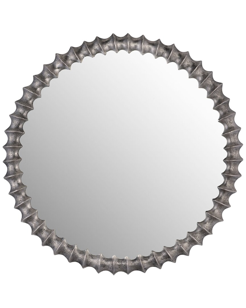 Sagebrook Home Ring Wall Mirror In Silver