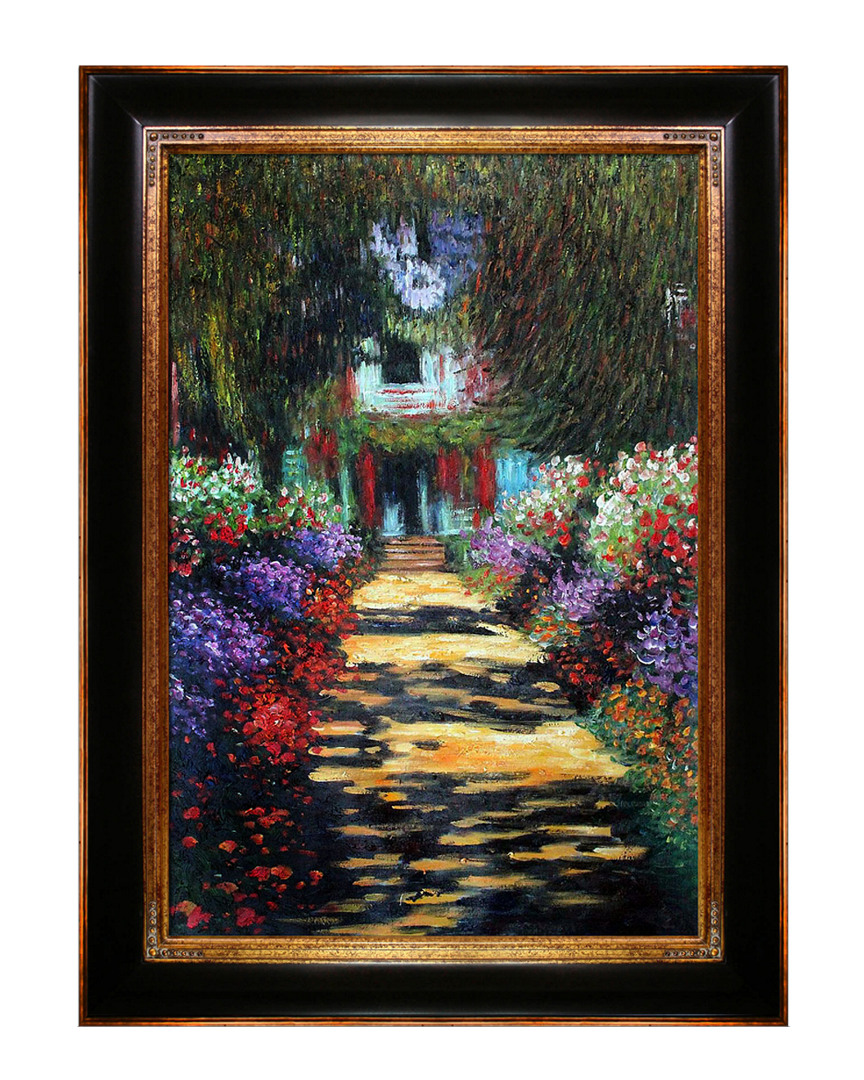 Overstock Art Garden Path At Giverny By Claude Monet