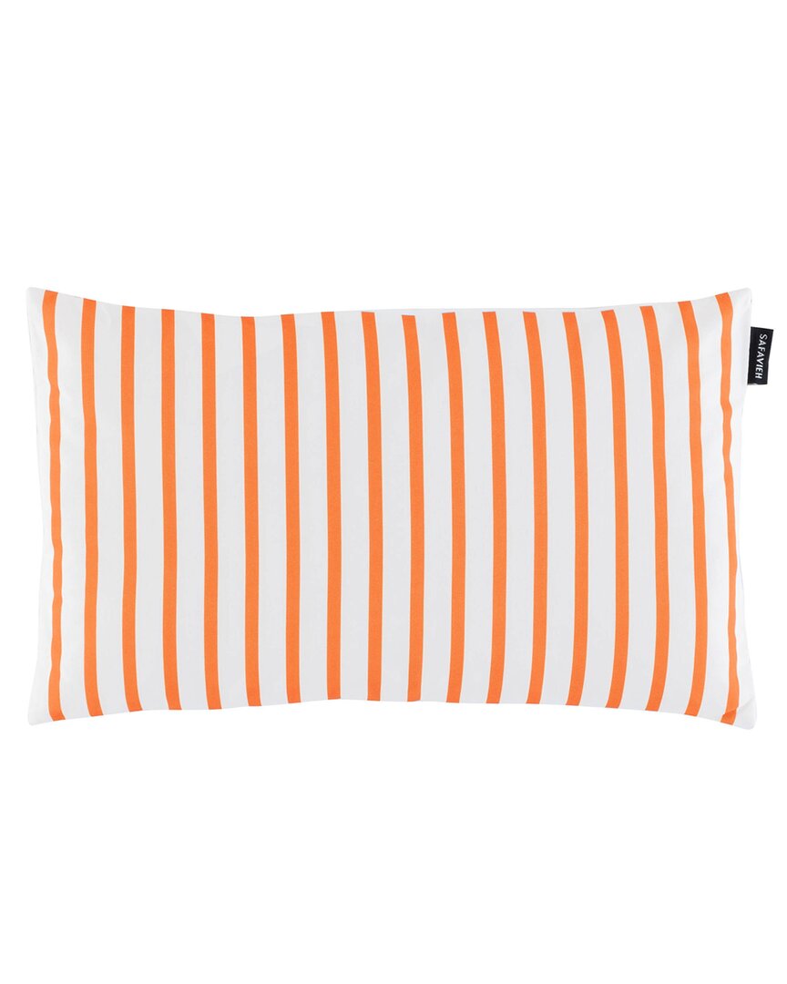 Safavieh Nichelle Outdoor Pillow In Orange