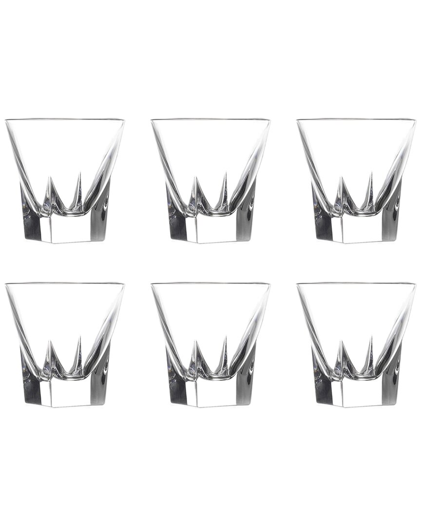 Barski European Crystal Glass Shot Glasses Set Of 6 In Clear