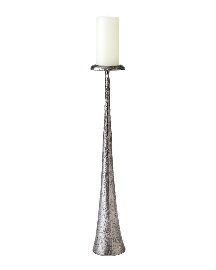 Shop Global Views Large Beacon Candle Holder In Grey