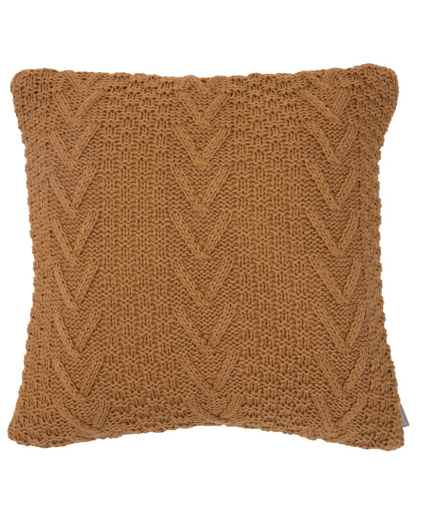 Evergrace Retree Sueter Knit Assent Pillow In Ginger