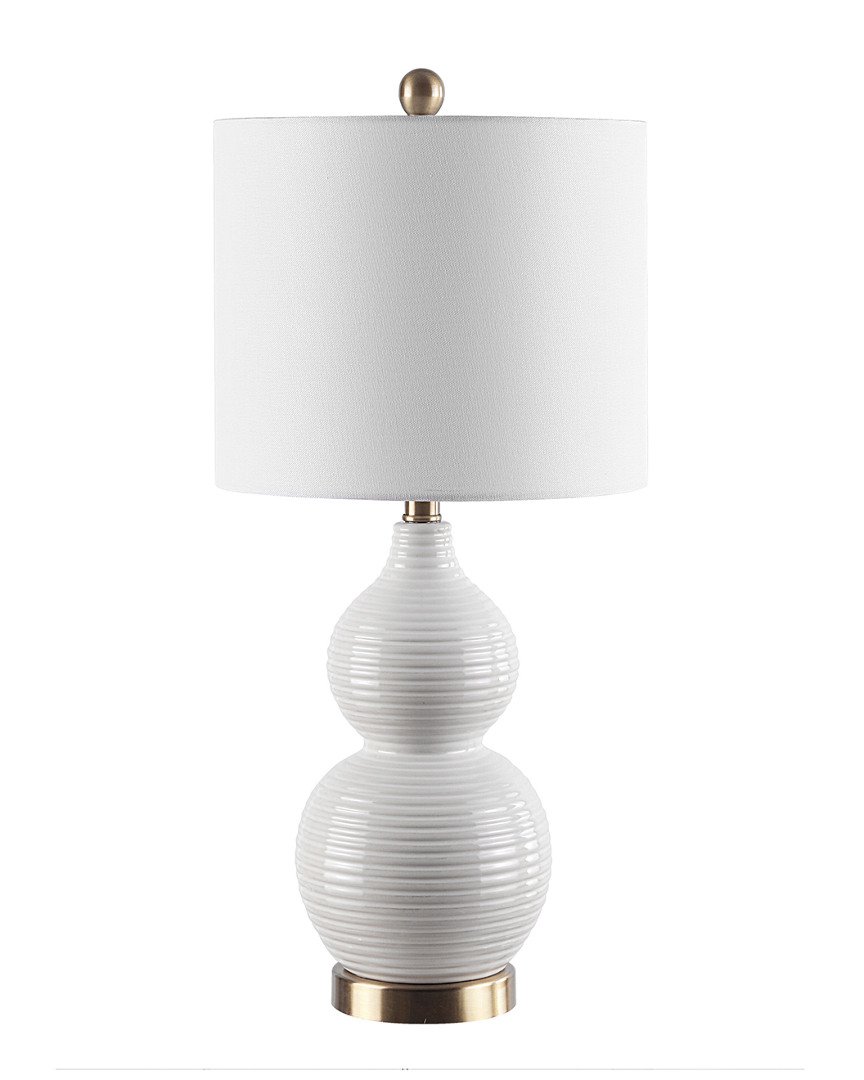 Shop Safavieh Emery Mosaic Table Lamp In Ivory