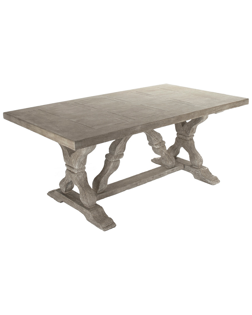 Zentique Gracie Dining Table In Brown