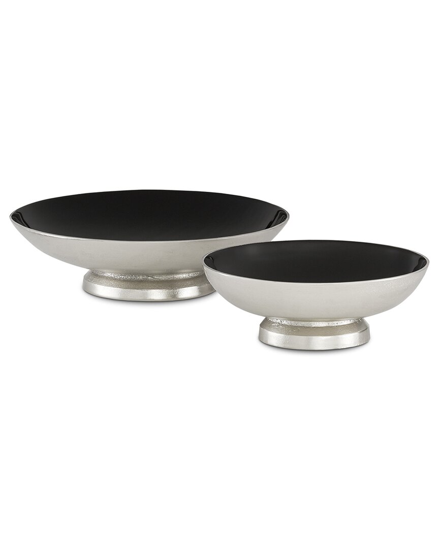 Currey & Company Set Of 2 Varu Bowl In Black