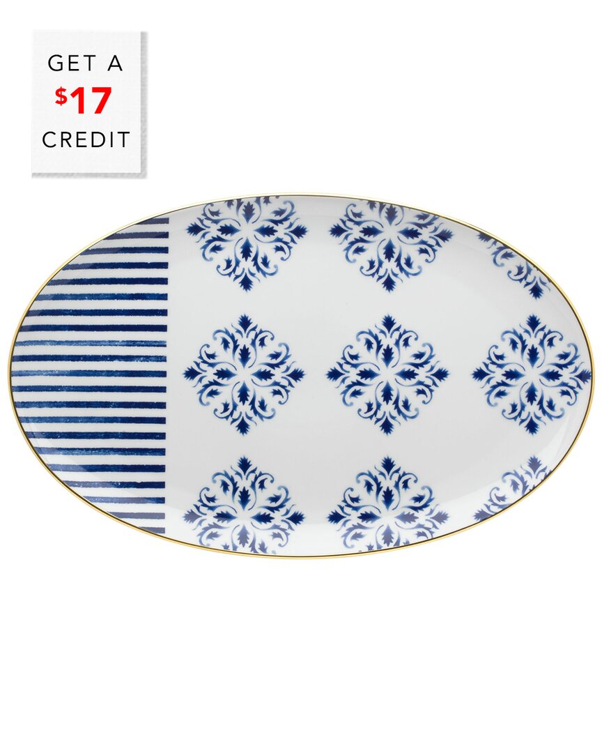 Vista Alegre Transatlantica Large Oval Platter With $17 Credit In Multi