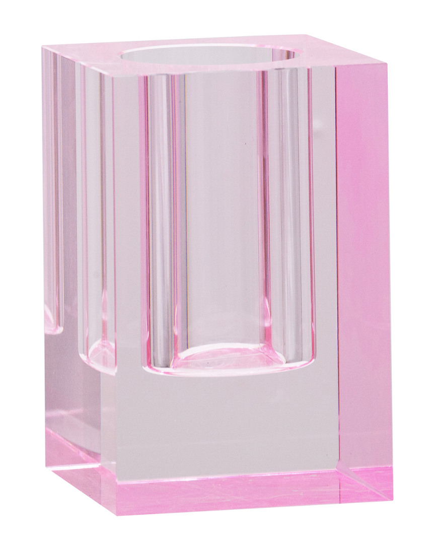 R16 Home Short Pink Translucent Vase