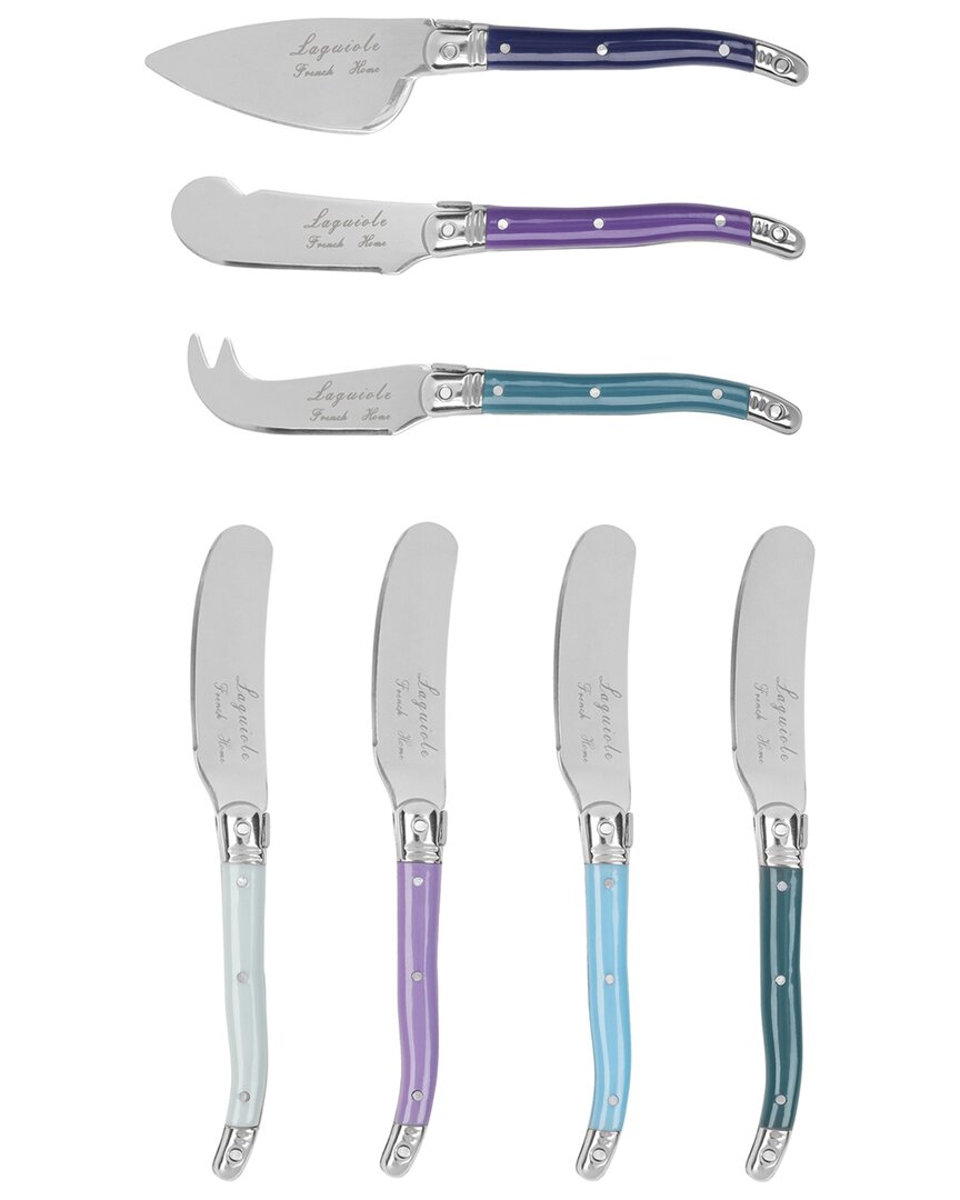 French Home 7pc Laguiole Cheese Knives & Spreaders In Multi