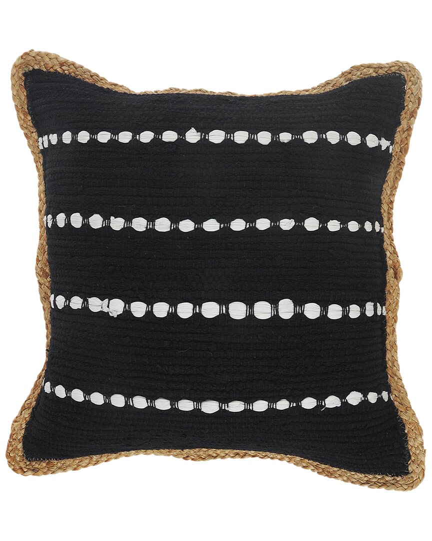Lr Home Rodha Striped Throw Pillow In Black