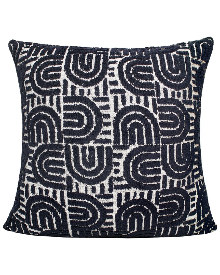 Lr Home Grancie Geometric Throw Pillow In White