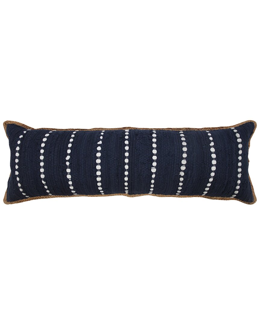 Lr Home Rodha Striped Lumbar Throw Pillow In Navy