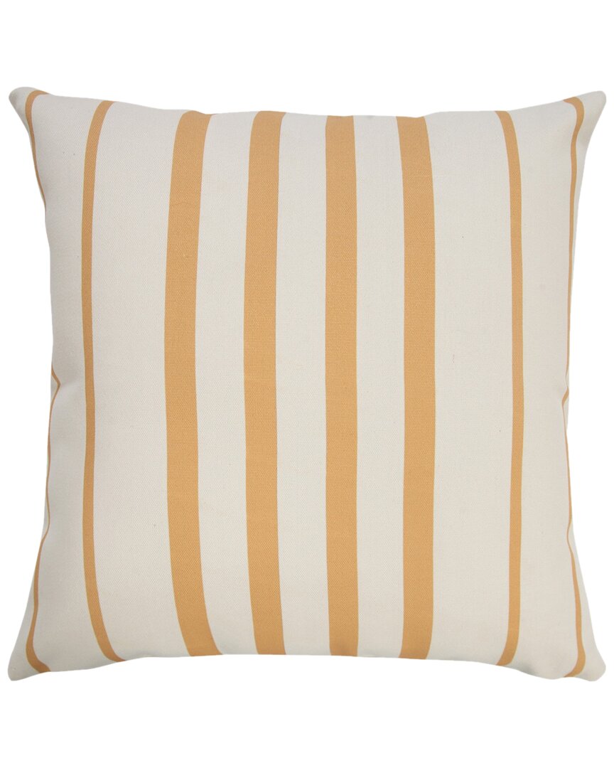 Lr Home Vivian Sunshine Striped Indoor/outdoor Throw Pillow In Yellow