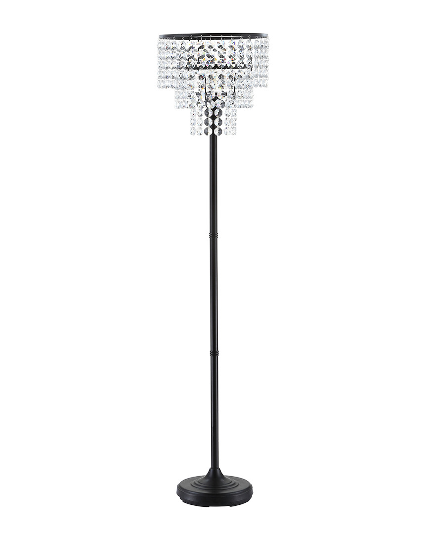 Jonathan Y Designs 60in Juliette Bronze & Clear Floor Lamp