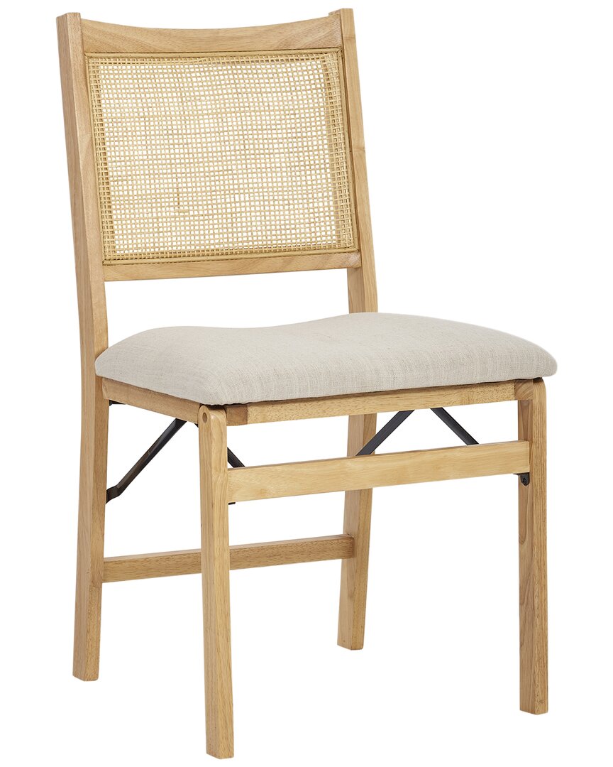Powell Folding Chair In Brown