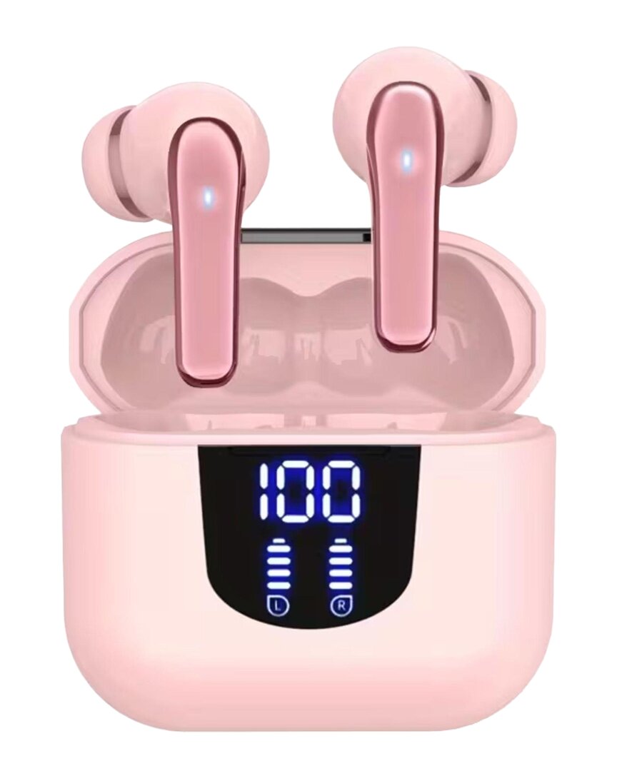 Kenro Wireless Earbuds With Mic In Pink