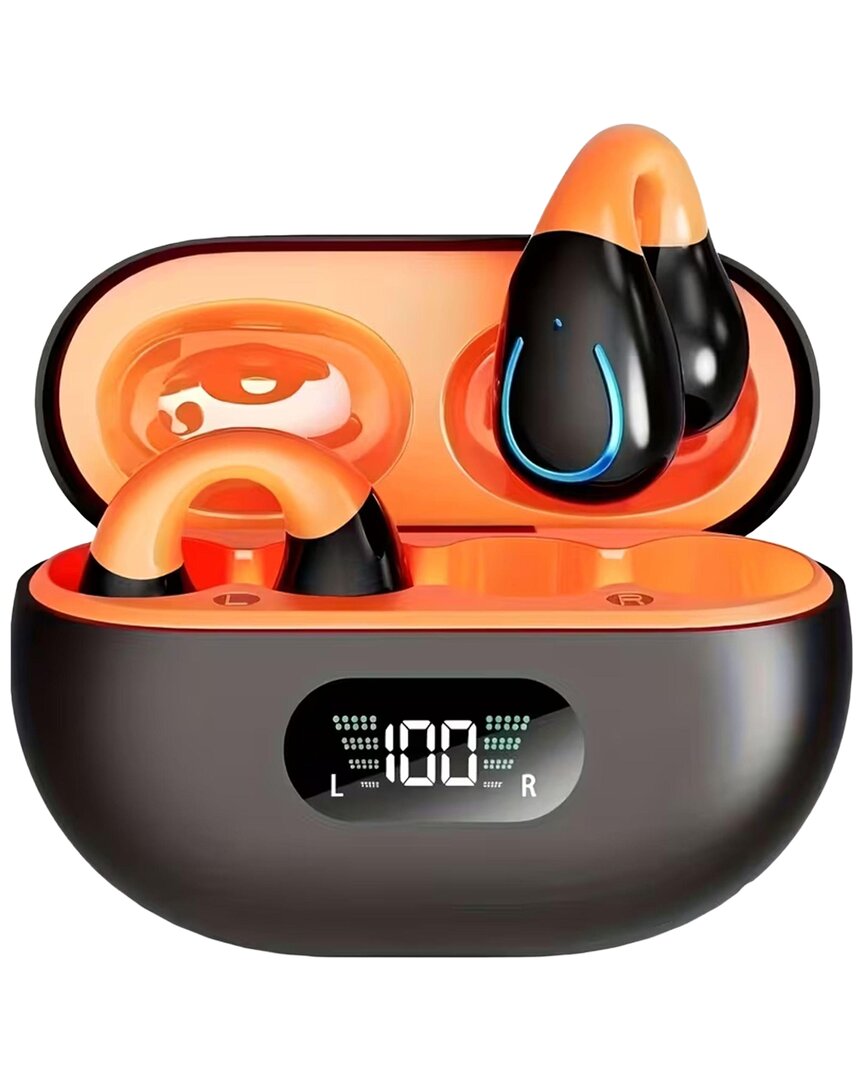 Kenro Open-ear Bluetooth Wireless Earbuds In Black