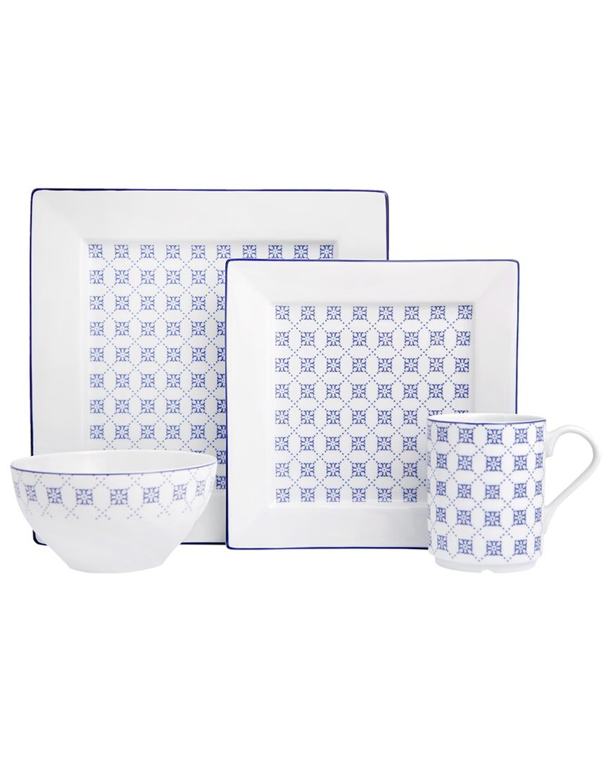 Porland Blue Passion 4-piece Place Setting Set