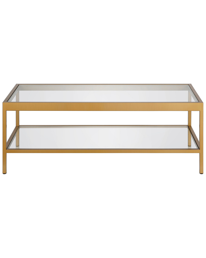 Abraham + Ivy Alexis Coffee Table Brass Finish
