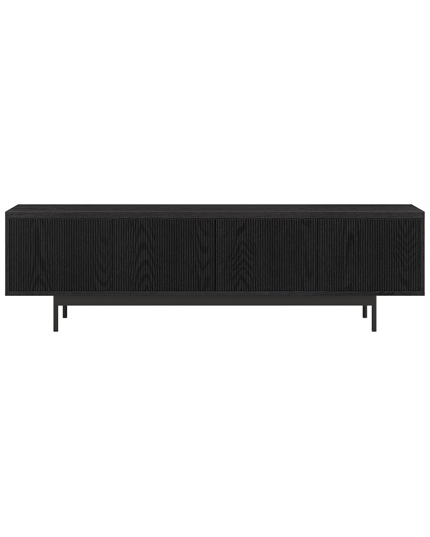 Abraham + Ivy Whitman Rectangular Tv Stand For Tvs Up To 75 In Black