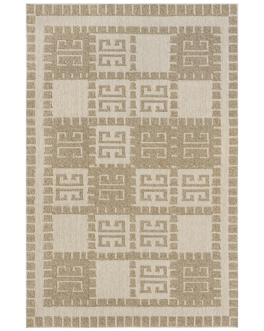 Nuloom Valorie Mediterranean Indoor/outdoor Polypropylene Area Rug In Beige