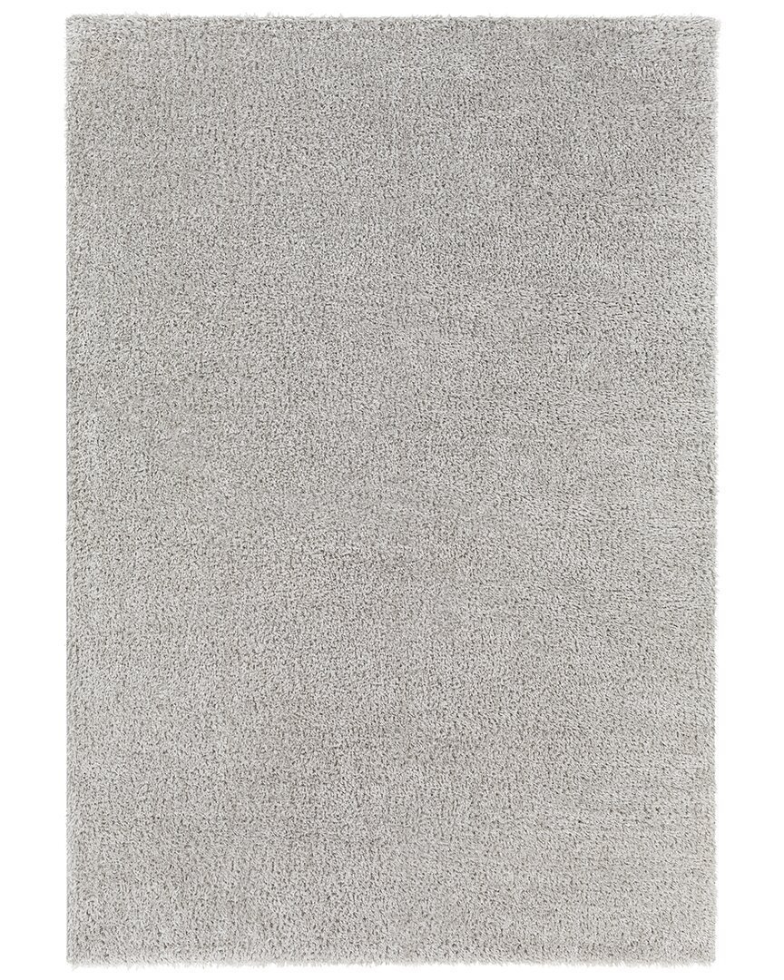 Surya Cloudy Shag Polyester Rug In Grey