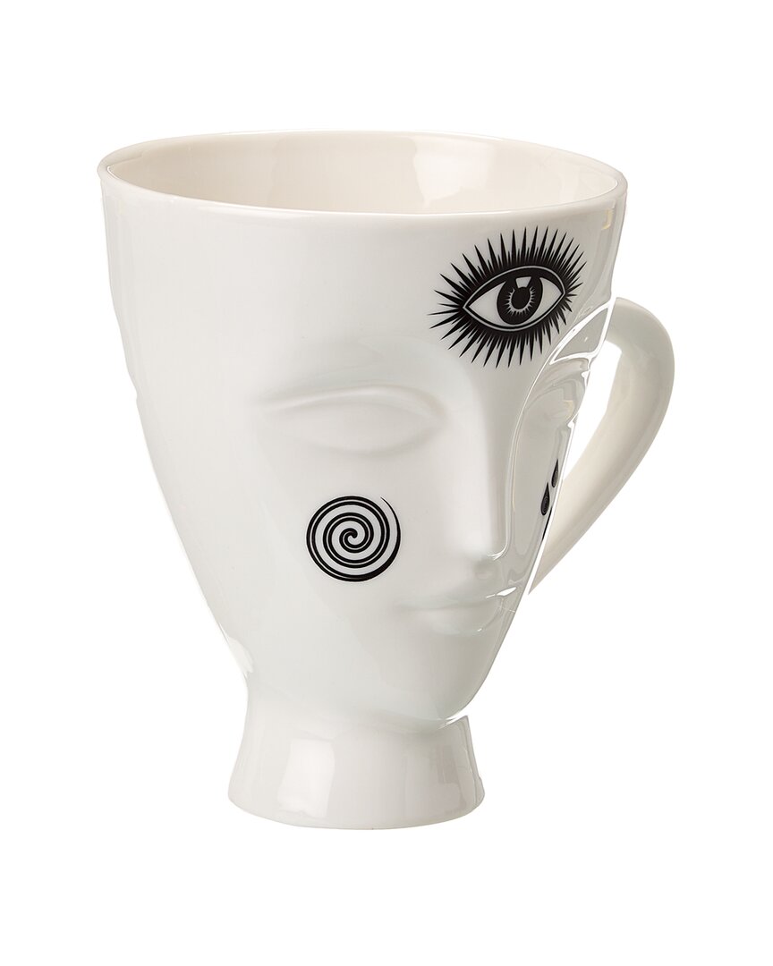 Jonathan Adler Inked Guiliette Mug In White