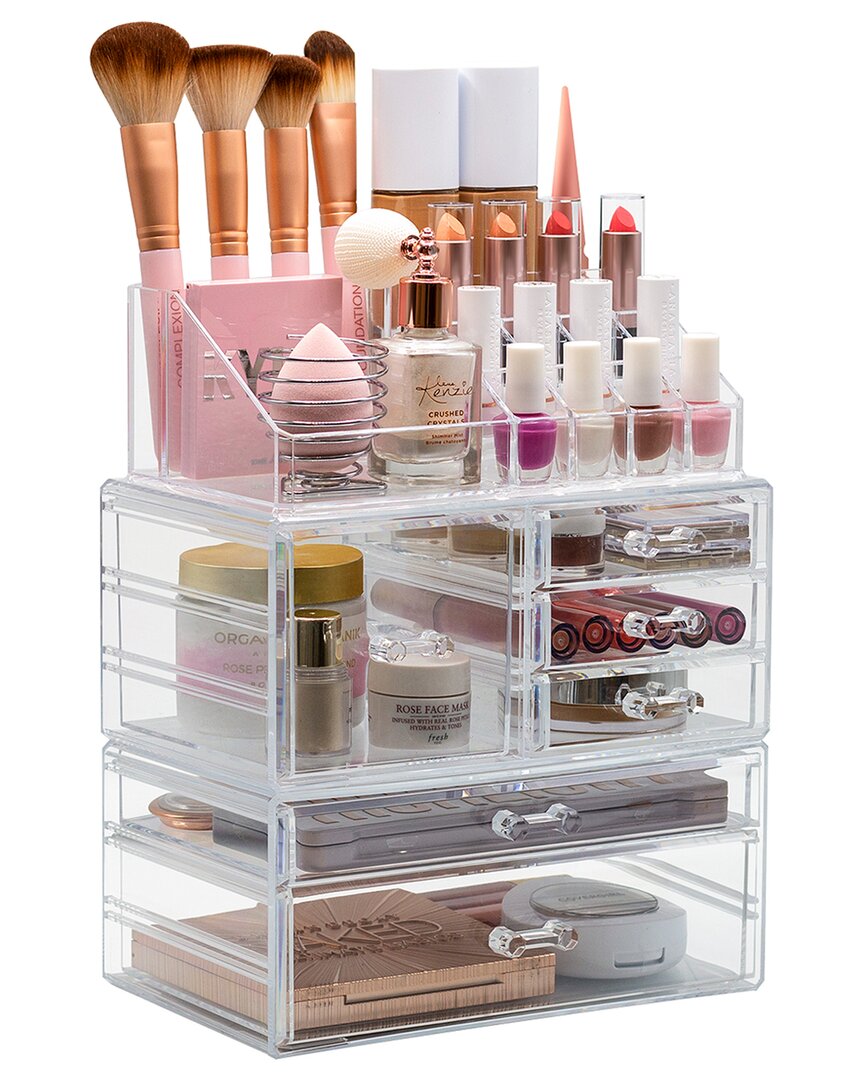 Sorbus 3pc Large Makeup Storage Organizer Set