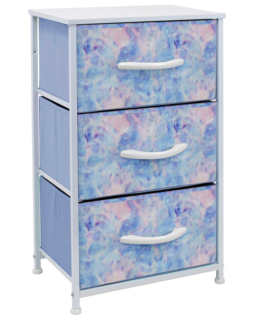 Sorbus Home Nightstand Dresser With 3 Faux Wood Drawers