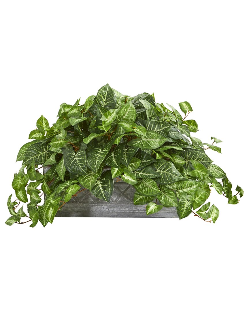 NEARLY NATURAL NEARLY NATURAL NEPHTHYTIS ARTIFICIAL PLANT IN STONE PLANTER 