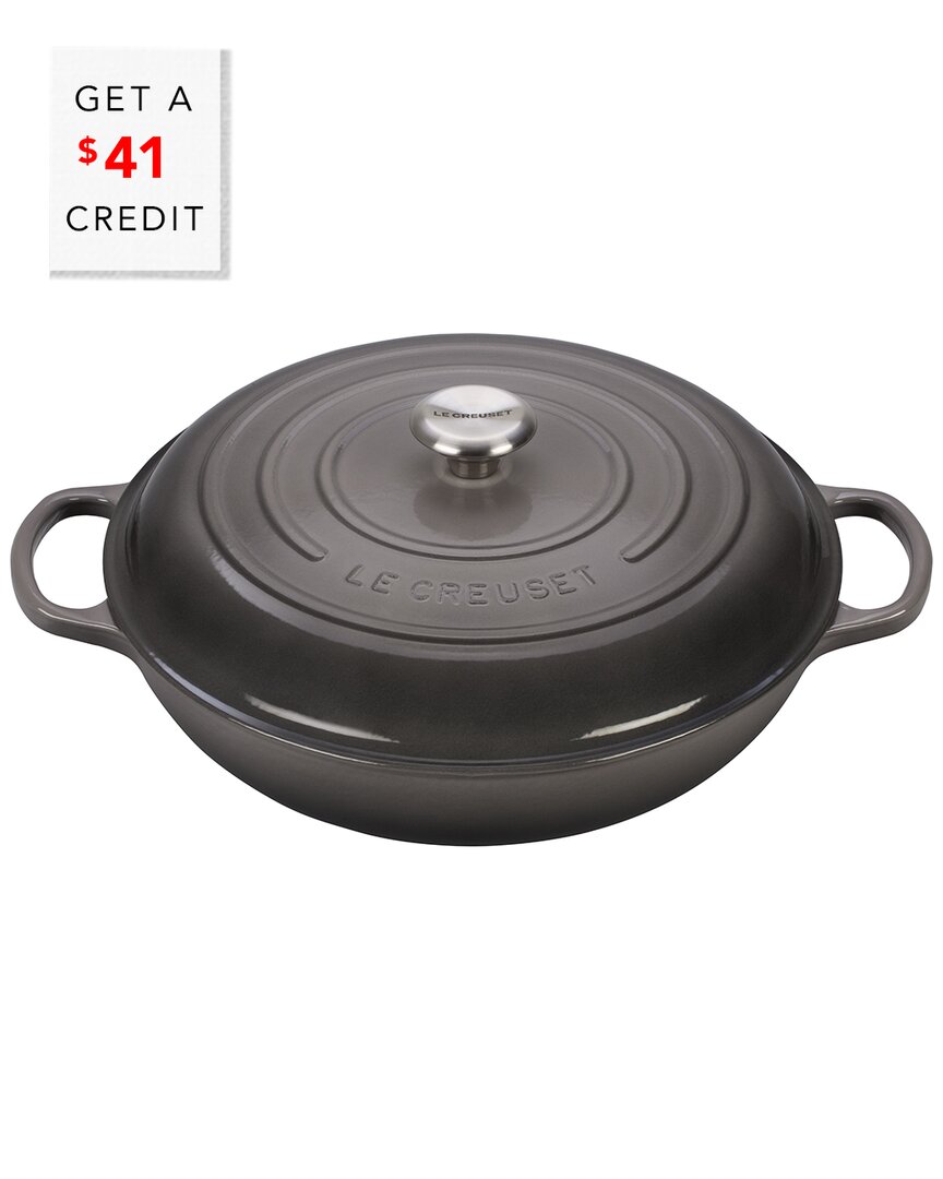 LE CREUSET LE CREUSET 5QT SIGNATURE BRAISER WITH $41 CREDIT