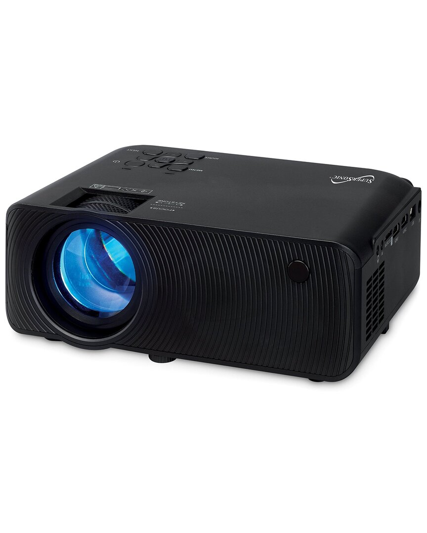 Supersonic Home Theater Projector With Bluetooth In Black