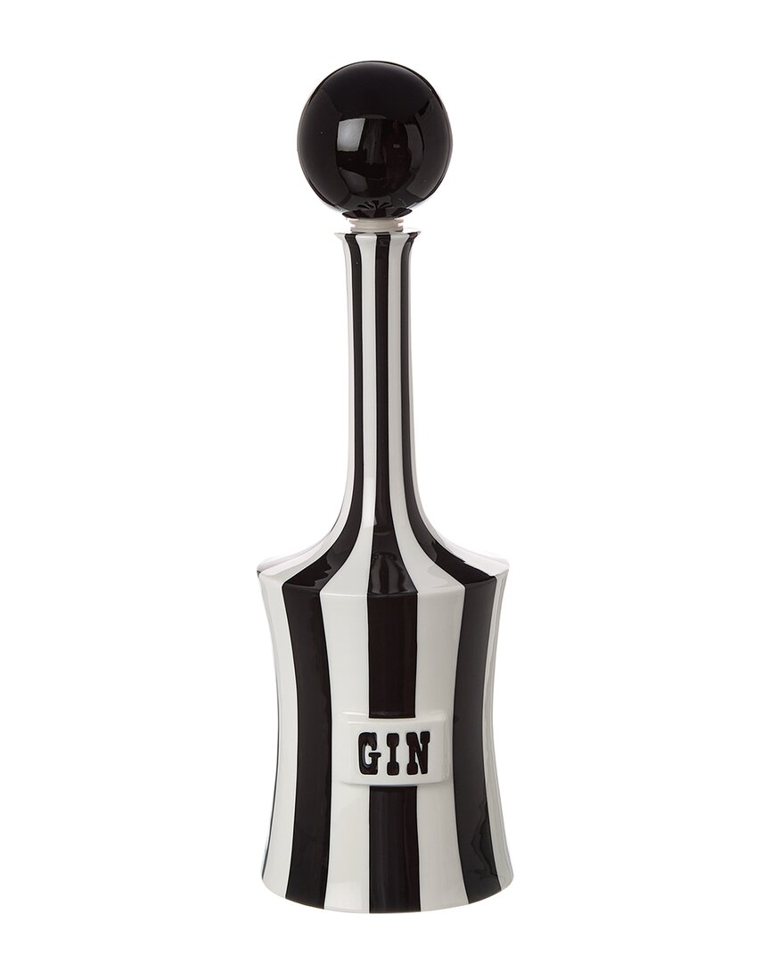 Jonathan Adler Vice Gin Decanter In Black