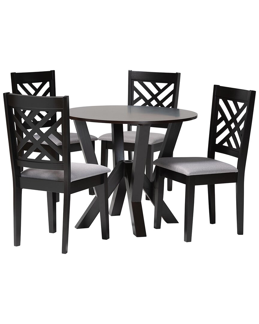Baxton Studio Elise Modern 5pc Dining Set