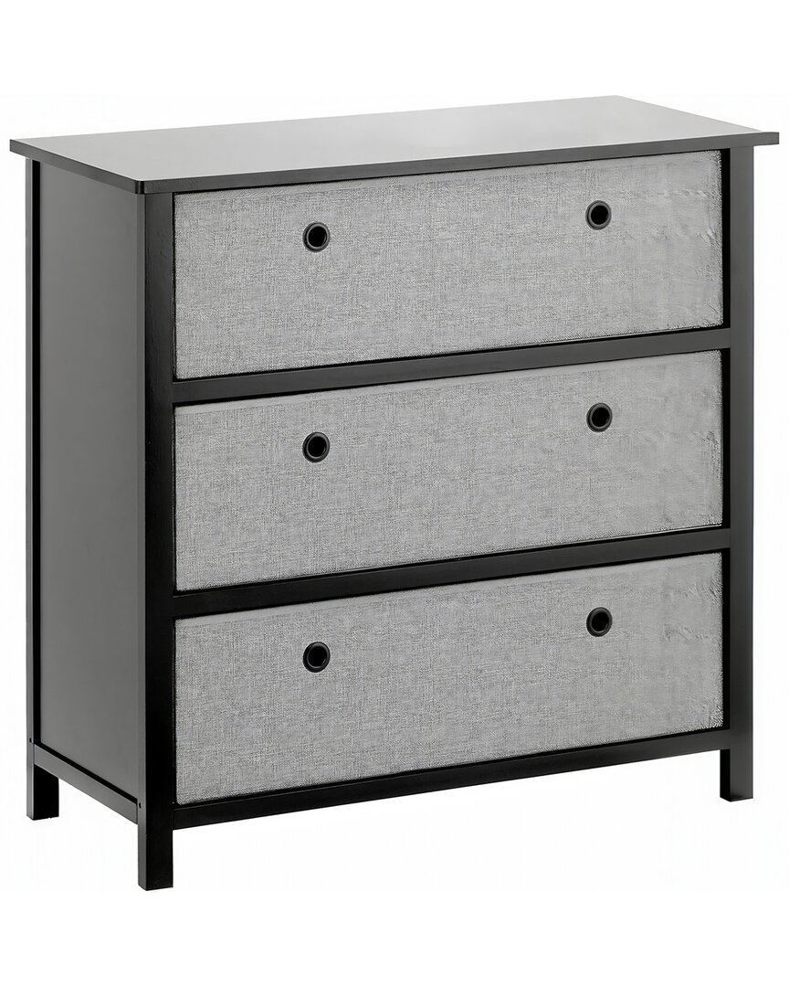 M DESIGN M DESIGN FOLDABLE 3-DRAWER WIDE STORAGE UNIT 