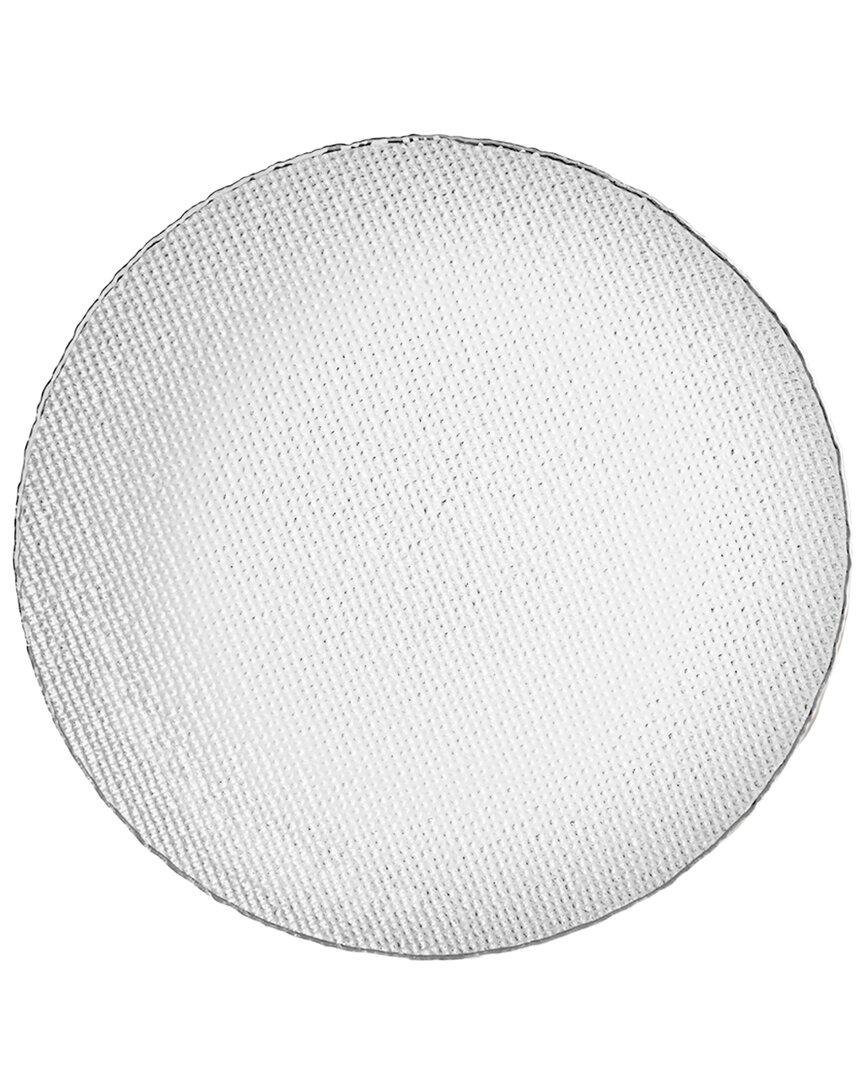 American Atelier Shine Charger Plate In White