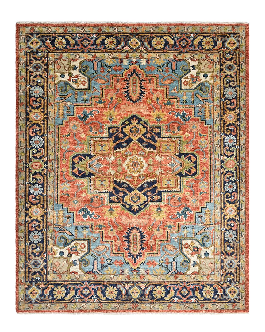 Solo Rugs Miranda Handmade Wool Blend Area Rug In Red
