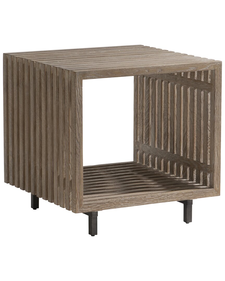 Bernhardt Brumley Side Table In Grey
