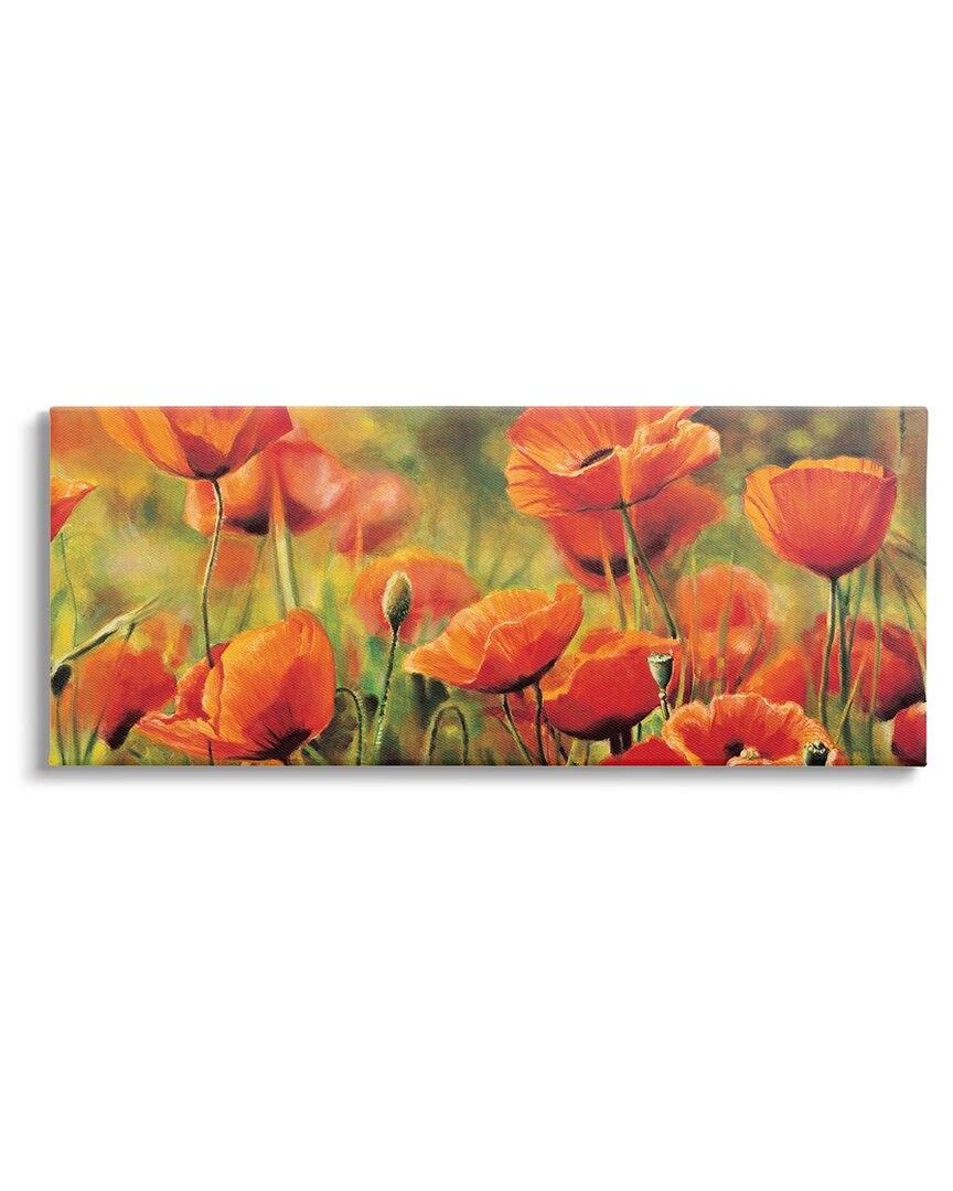 Stupell Wild Poppy Flowers Spring Blooms Canvas Wall Art By Pierre Viollet