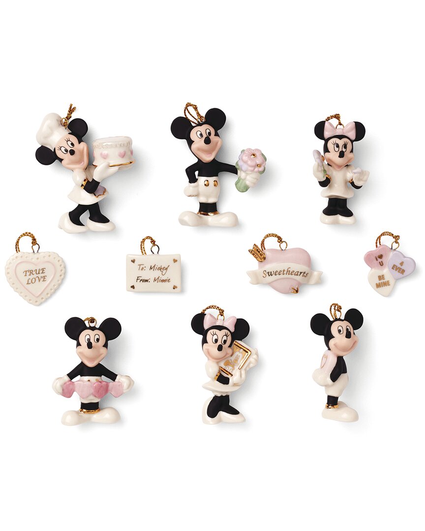 Lenox Disney Romantic Moments 10Pc Mini Ornament Set