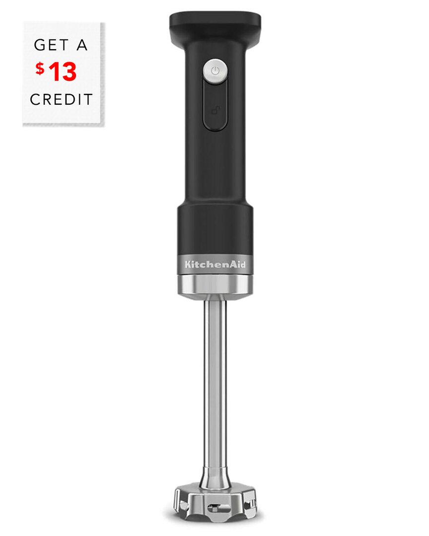 Kitchenaid Go Cordless Hand Blender With $10 Credit In Black