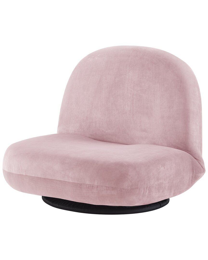 Loungie Mckenzi Adjustable Recliner/floor Chair In Pink