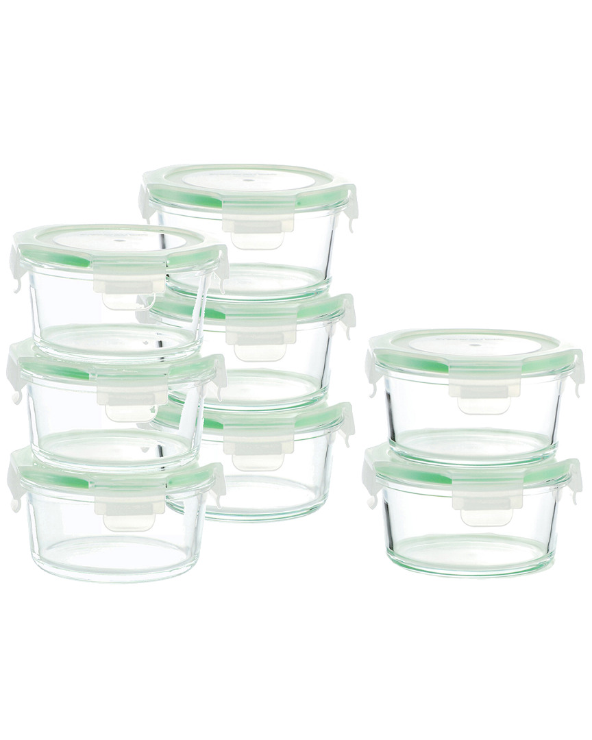 Kinetic Gogreen Glassworks Round 16pc Food Storage Set