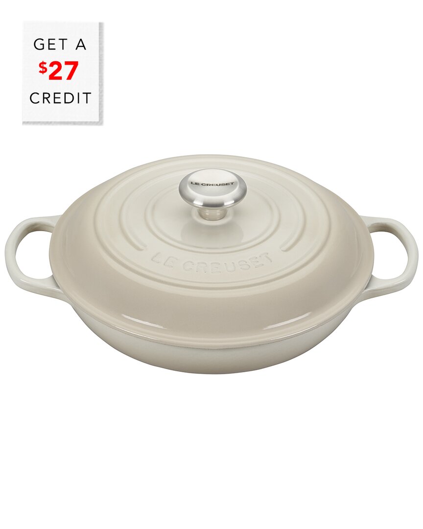 Le Creuset Signature Braiser With Ss Knob In Nocolor | ModeSens