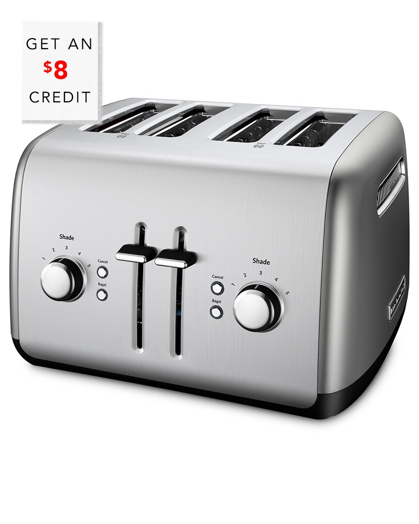 Kitchenaid 4-slice Toaster With Manual High-lift Lever$8 Credit With $8 Credit