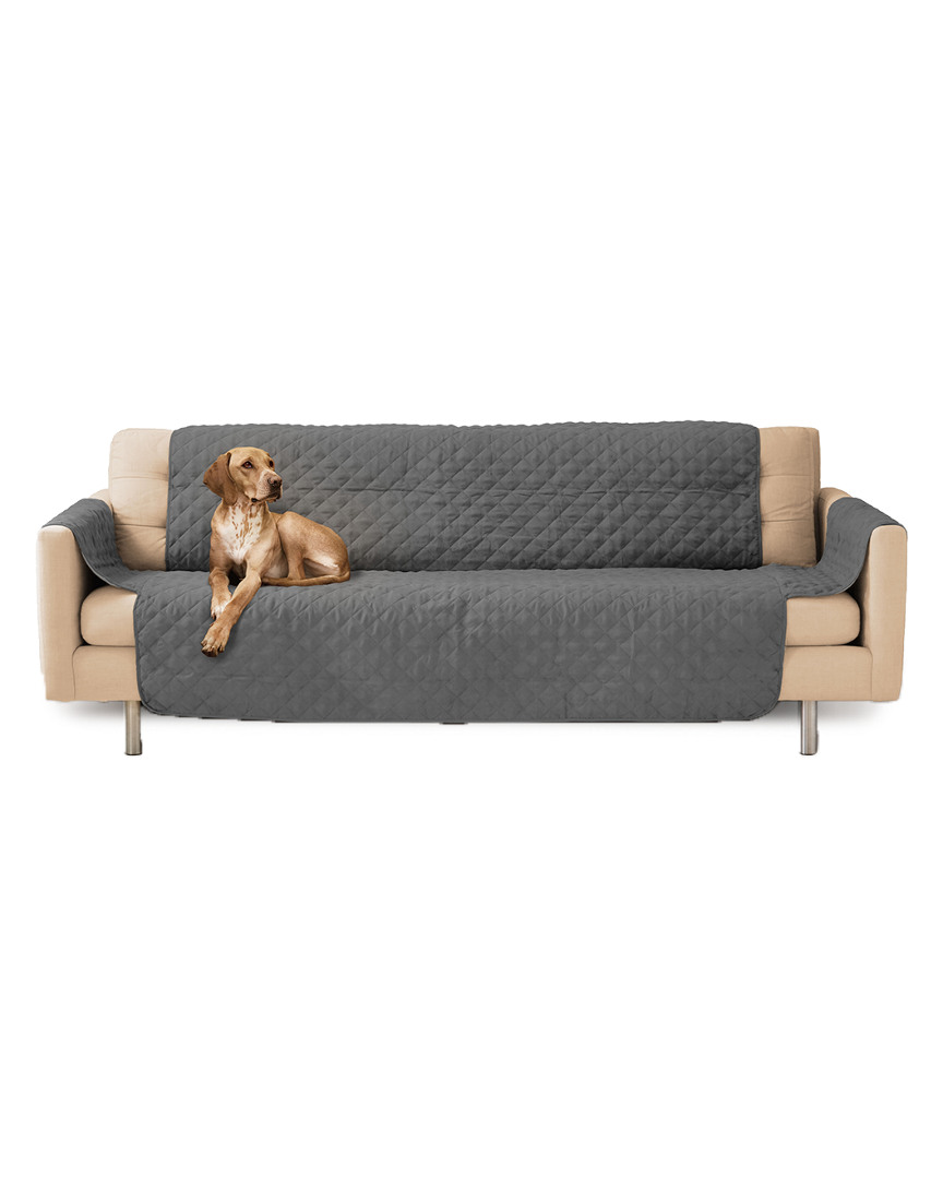 Precious Tails Quilted Microsuede Sofa Protective Cover