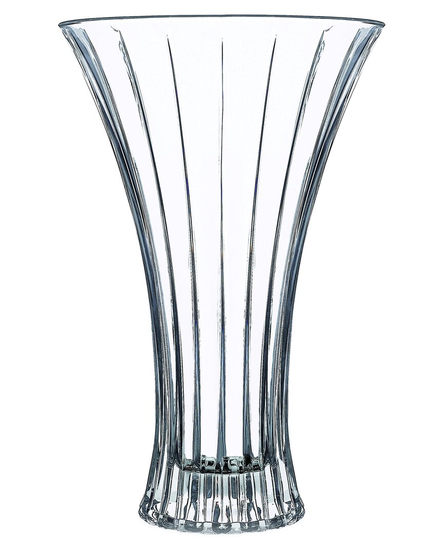 Barski Round Opening Glass Vase In Clear